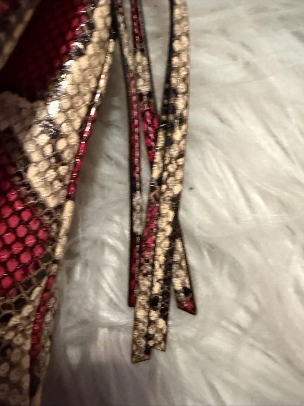 GUCCI Snakeskin Large Arli Top Handle and Shoulder Bag Limited Edition - Picture 7 of 16